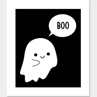 Cute Little Ghost Boo Posters and Art